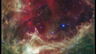 Spitzer Space Telescope Celebrates 5th Birthday With Portrait of Stellar Nursery